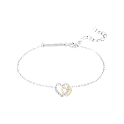 Pulseira Unike Jewellery Classy & Chic Two Hearts