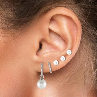 Brincos Unike Jewellery Timeless Classy Pearls UK.AR.1204.0009