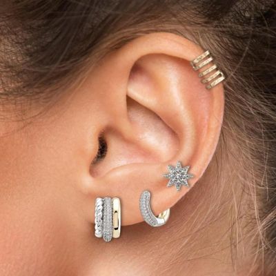 Brincos Unike Jewellery Timeless Classy C&c Mini Bold UK.AR.1205.0007