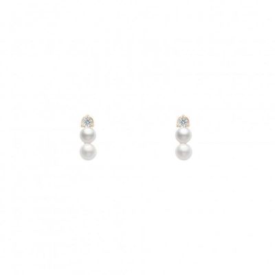 Brincos Unike Jewellery Pearls Gold II UK.BR.1204.0153