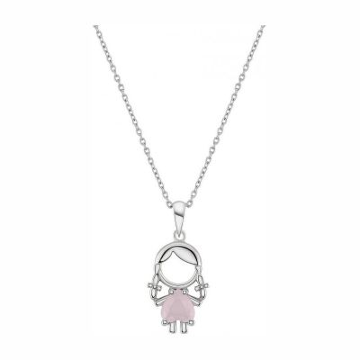 Colar Unike Jewellery Timeless Girl Pale Pink UK.CL.1110.0017