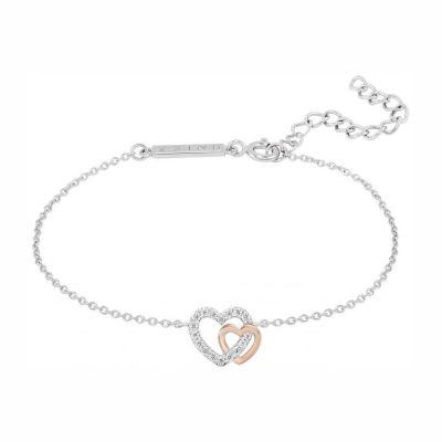 Pulseira Unike Jewellery Classy & Chic Two Hearts UK.PU.1204.0056