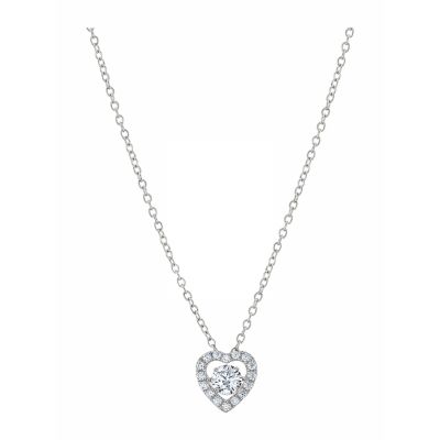 Colar Unike Jewellery Valentines Day Solitaire Heart UK.CL.1204.0324. 