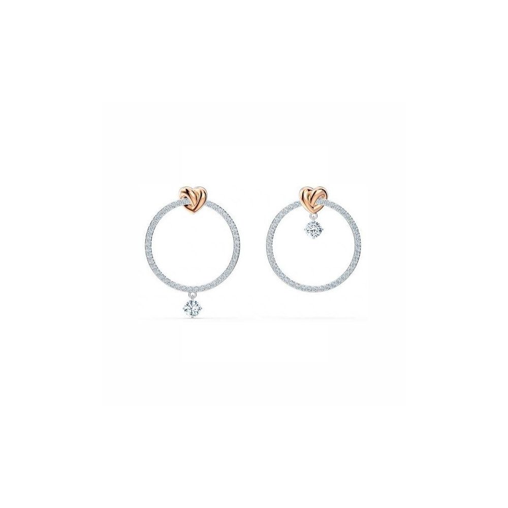 Brincos  Swarovski Lifelong Heart 5517933