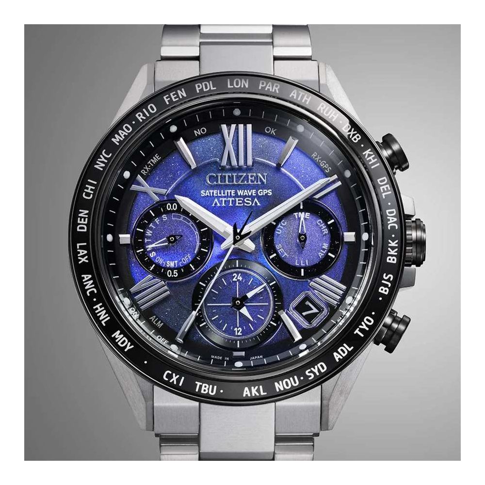 Relógio Citizen Satellite Wave Attesa - Edição Limitada CC4075-50L