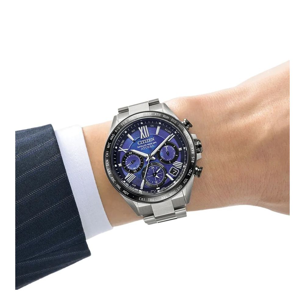 Relógio Citizen Satellite Wave Attesa - Edição Limitada CC4075-50L