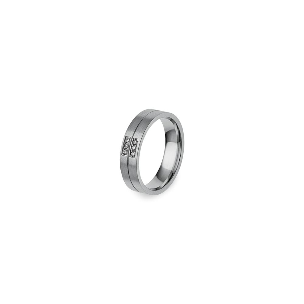 Aliança de Casamento Ouro e Diamantes Eternis WM44-W-D-19K