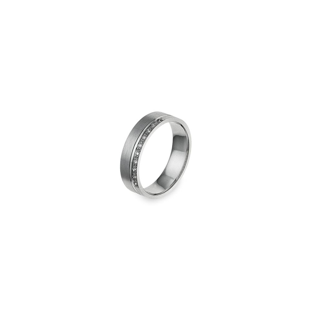Aliança de Casamento Ouro e Diamantes Eternis WM47-W-D-19K