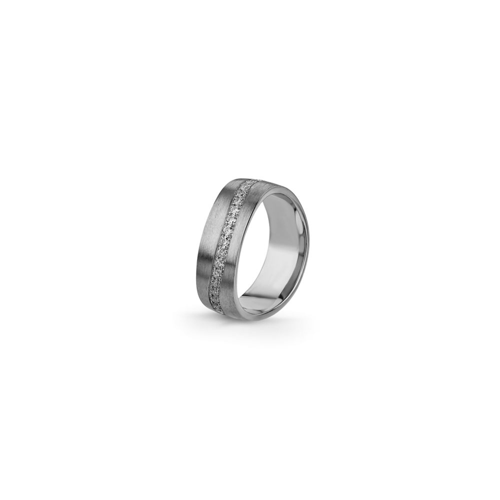 Aliança de Casamento Ouro e Diamantes Eternis EX1A7W-DM-19K