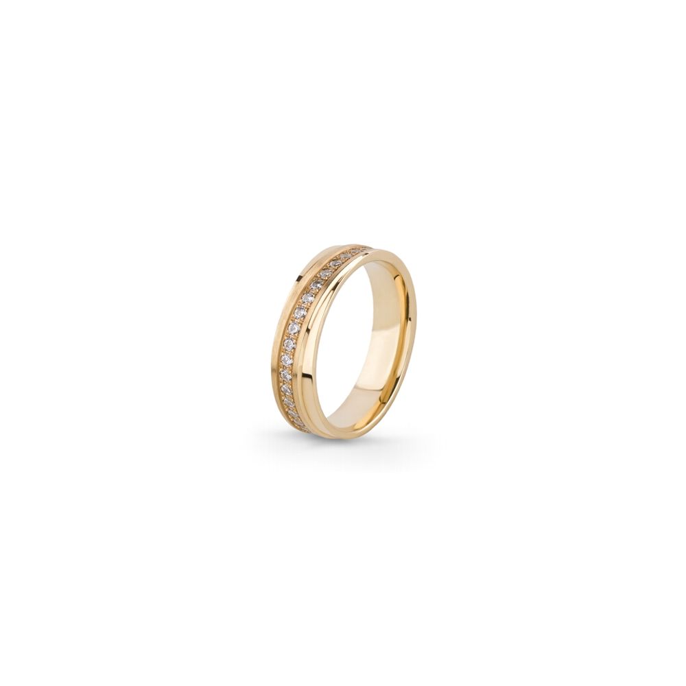 Aliança de Casamento Ouro e Diamantes Eternis EX2C5Y-D-19K