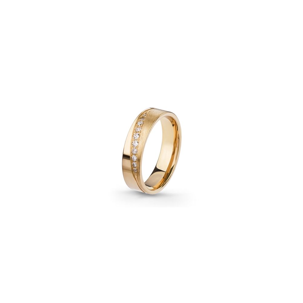 Aliança de Casamento Ouro e Diamantes Eternis EX2D5Y-D-19K