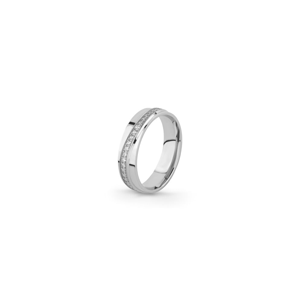 Aliança de Casamento Ouro e Diamantes Eternis EX3C5W-D-19K