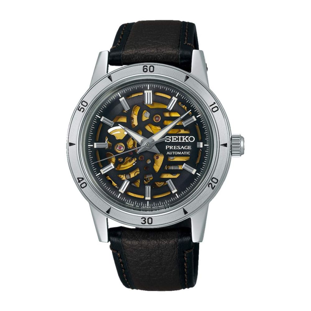 Rélogio Seiko Presage Style 60's Skeleton SSA461J1