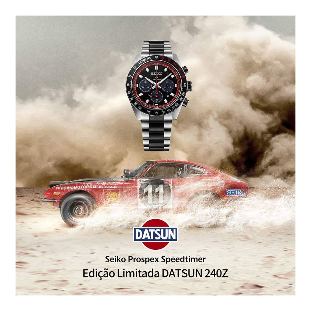 Relógio Seiko Prospex Speedtimer Crono Solar Datsun 240Z - Edição Especial