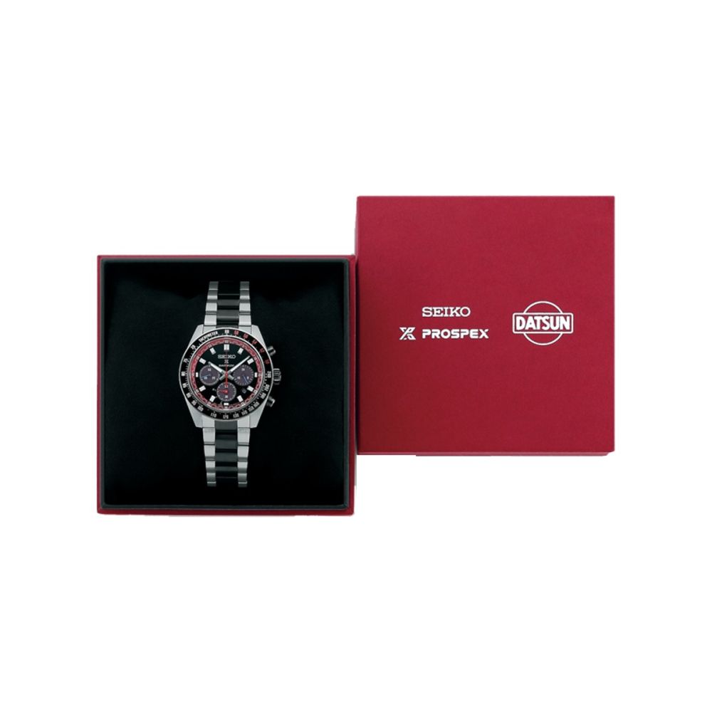 Relógio Seiko Prospex Speedtimer Crono Solar Datsun 240Z - Edição Limitada