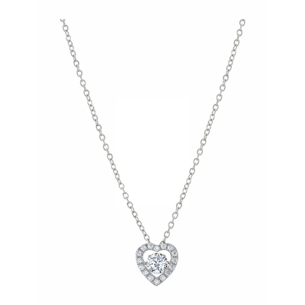 Colar Unike Jewellery Valentines Day Solitaire Heart UK.CL.1204.0324. 