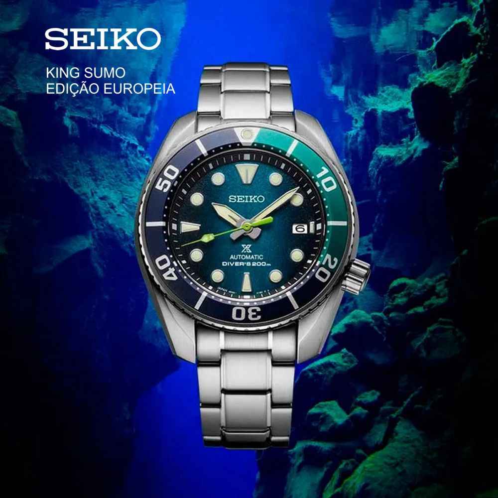 Relógio Seiko Prospex King Sumo Silfra Edição Limitada Europeia