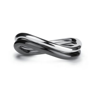 Aliança de Namoro/compromisso Prata I Love Silver Design ILS1019
