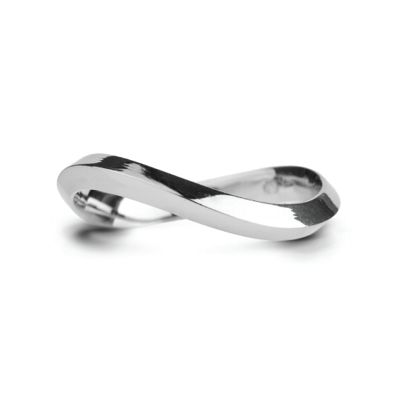 Aliança de Namoro/compromisso Prata I Love Silver Design ILS1021