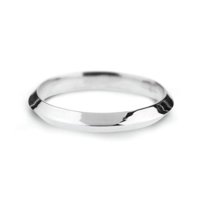Aliança de Namoro/compromisso Prata I Love Silver Design ILS1022