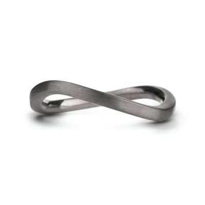Aliança de Namoro/compromisso Prata I Love Silver Design ILS1023-GM