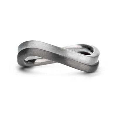 Aliança de Namoro/compromisso Prata I Love Silver Design ILS1023-GM