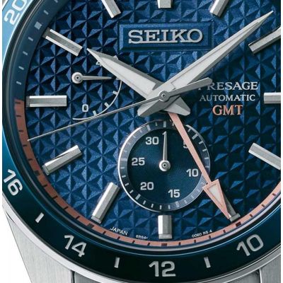 Relógio Seiko Presage Sharp Edged Series GMT SPB217J1