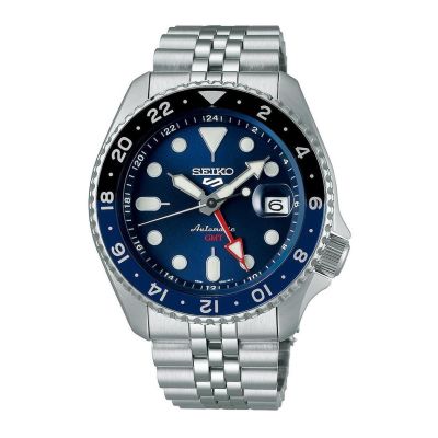 Relógio Seiko 5 Sports GMT Blueberry SSK003K1